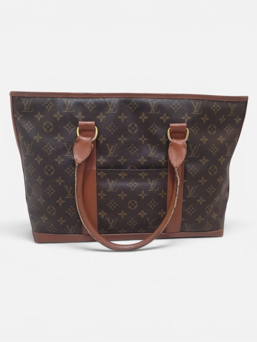LOUIS VUITTON MONOGRAM SAC WEEKEND TOTE BAG